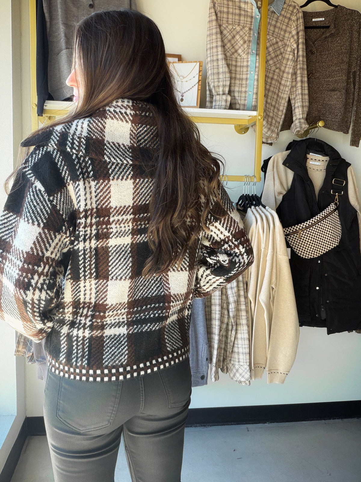 Rue Zip Up Knit Jacket