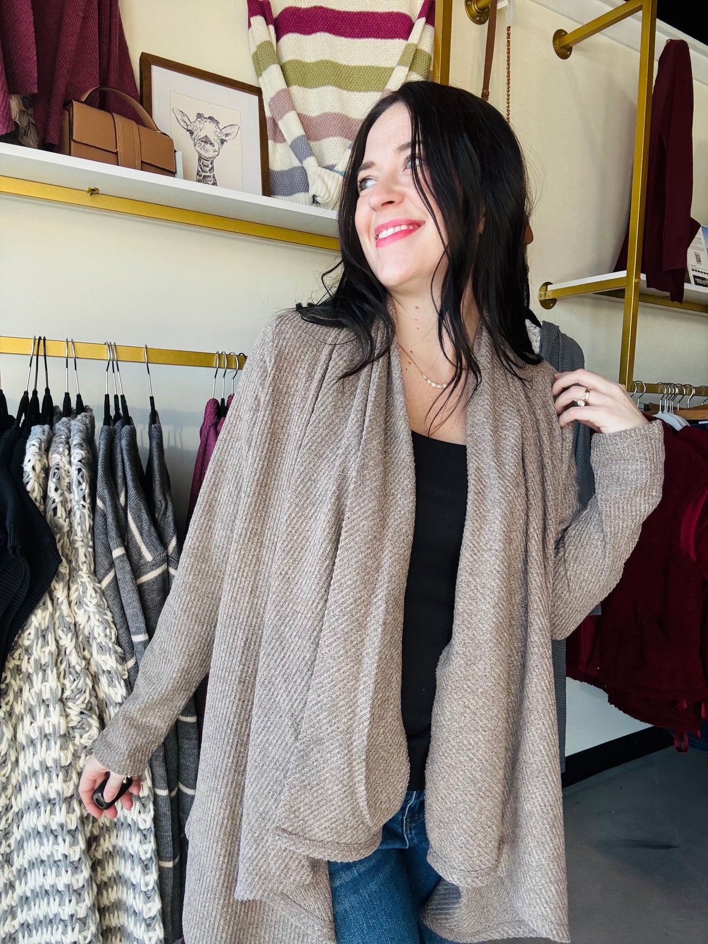 Light Cocoa Bliss Cardigan