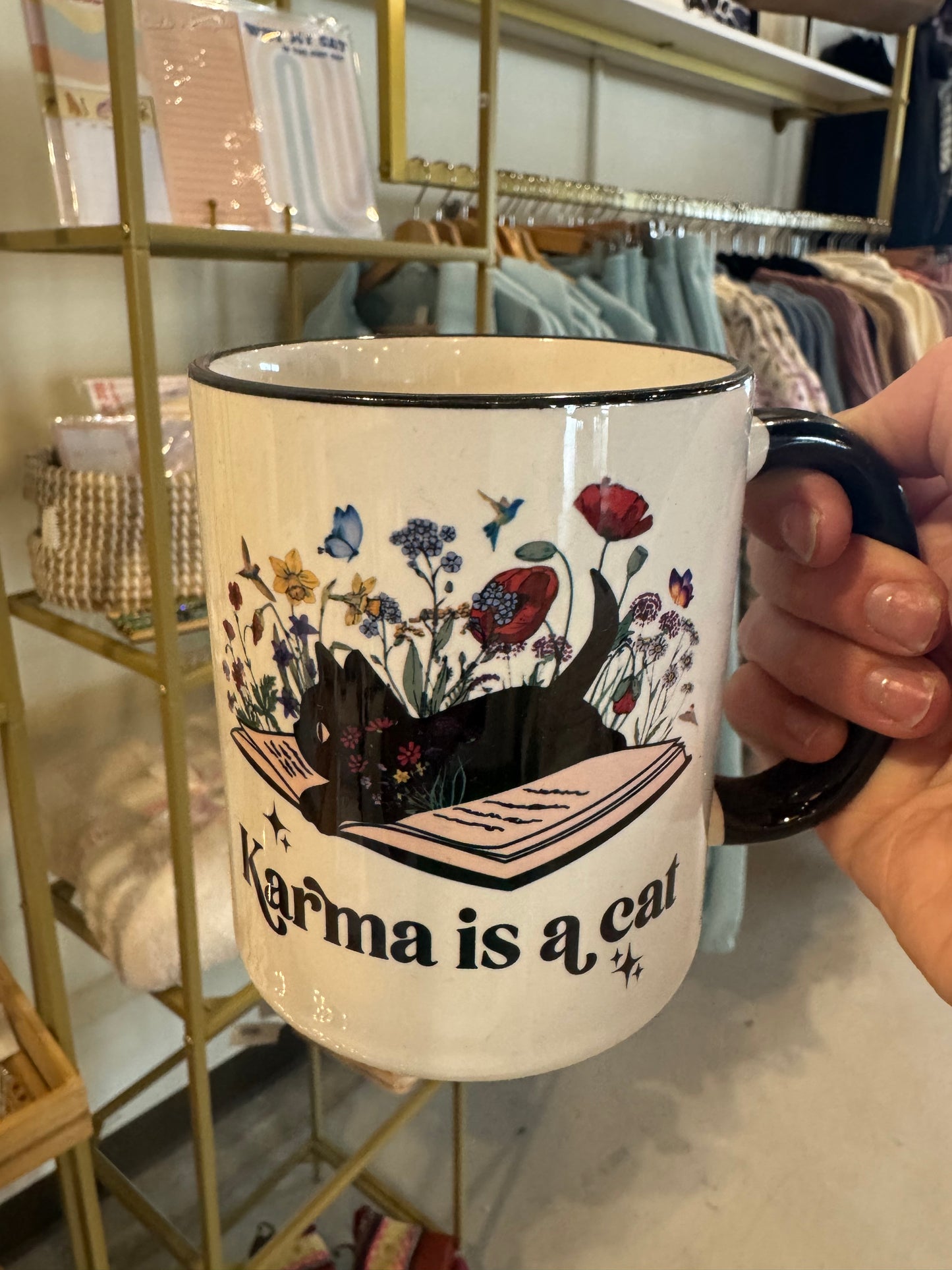 Karma is a Cat Mug