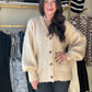 Cream Mohair Sweater Cardi