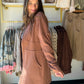 Brown Zip Up Tunic