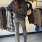 Matte Black Coated Kelly Jeans
