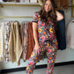 Black Sunflower Shirley PJ Set