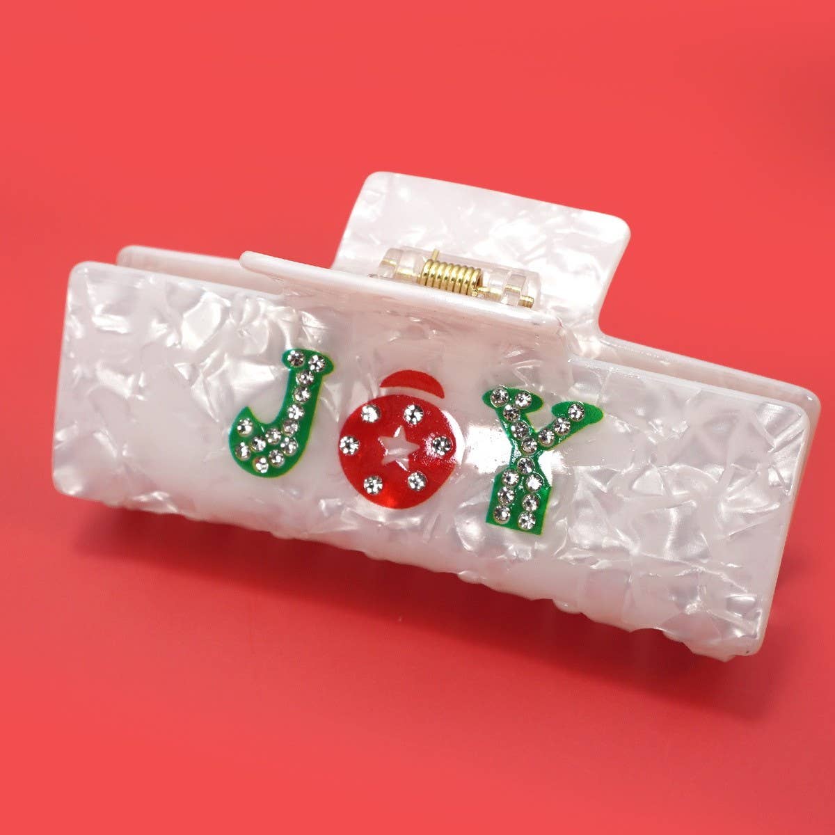 Joy Embellished Claw Clips
