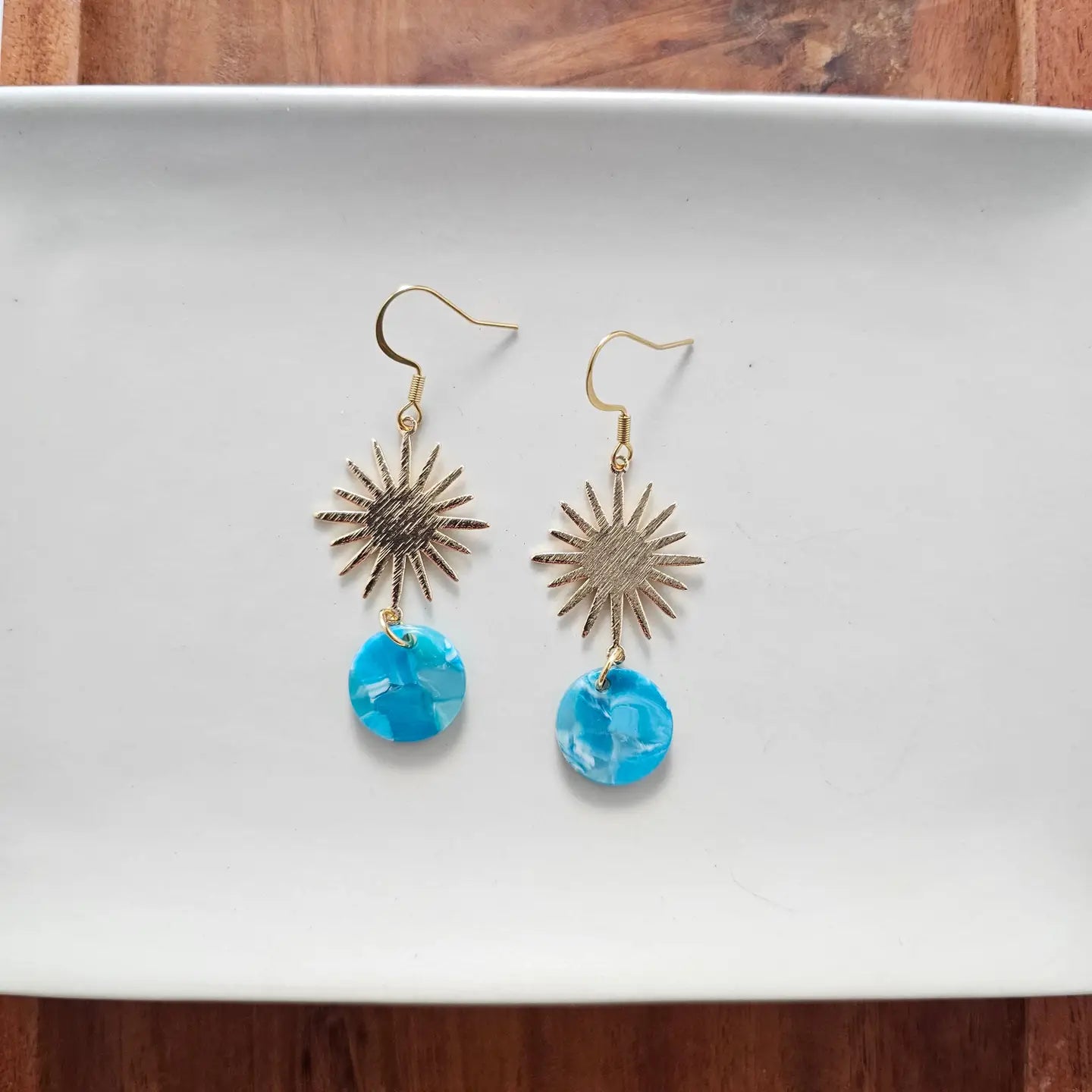 Solana Earrings - Blue