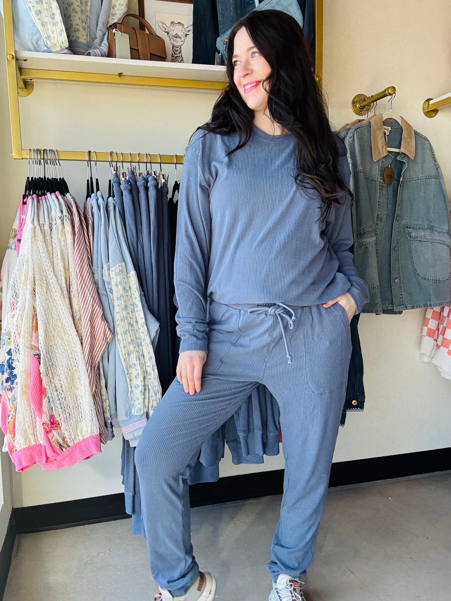 Denim Blue Corrine Joggers