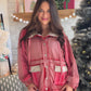 Crimson French Terry Jacket