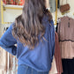 Navy Corrine Pullover