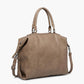 Indy Rustic Dual Handle Tote - Mushroom