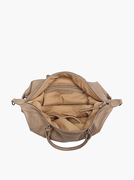 Indy Rustic Dual Handle Tote - Mushroom