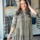 Gravel Gathered Embroidered Blouse