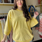 Yellow Mineral Wash Pullover