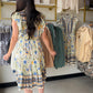 Paisley Printed Challis Dress