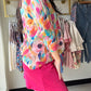 Solid Raspberry Skort