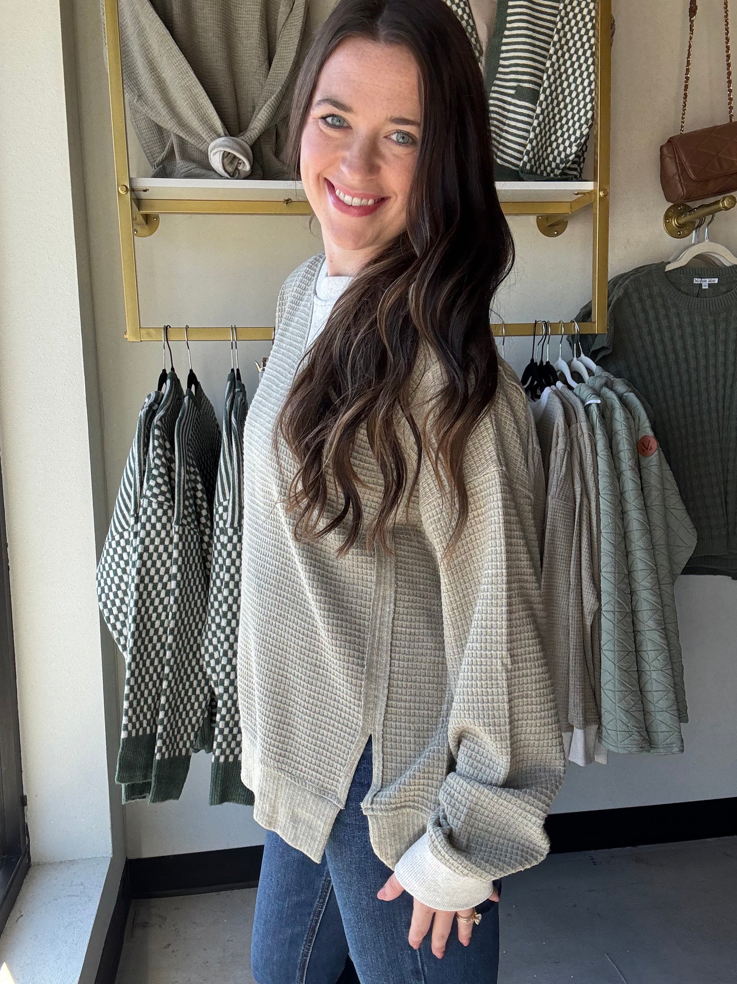 Light Olive Brushed Thermal