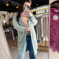 Sage Desi Sweatshirt Cardigan