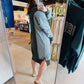 Charcoal Desi Sweatshirt Cardigan