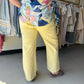 Yellow High Rise Baggy Denim