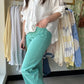 Island Green Cropped Chloe Denim - RFM