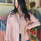 Dusty Pink Garment Dyed Shacket
