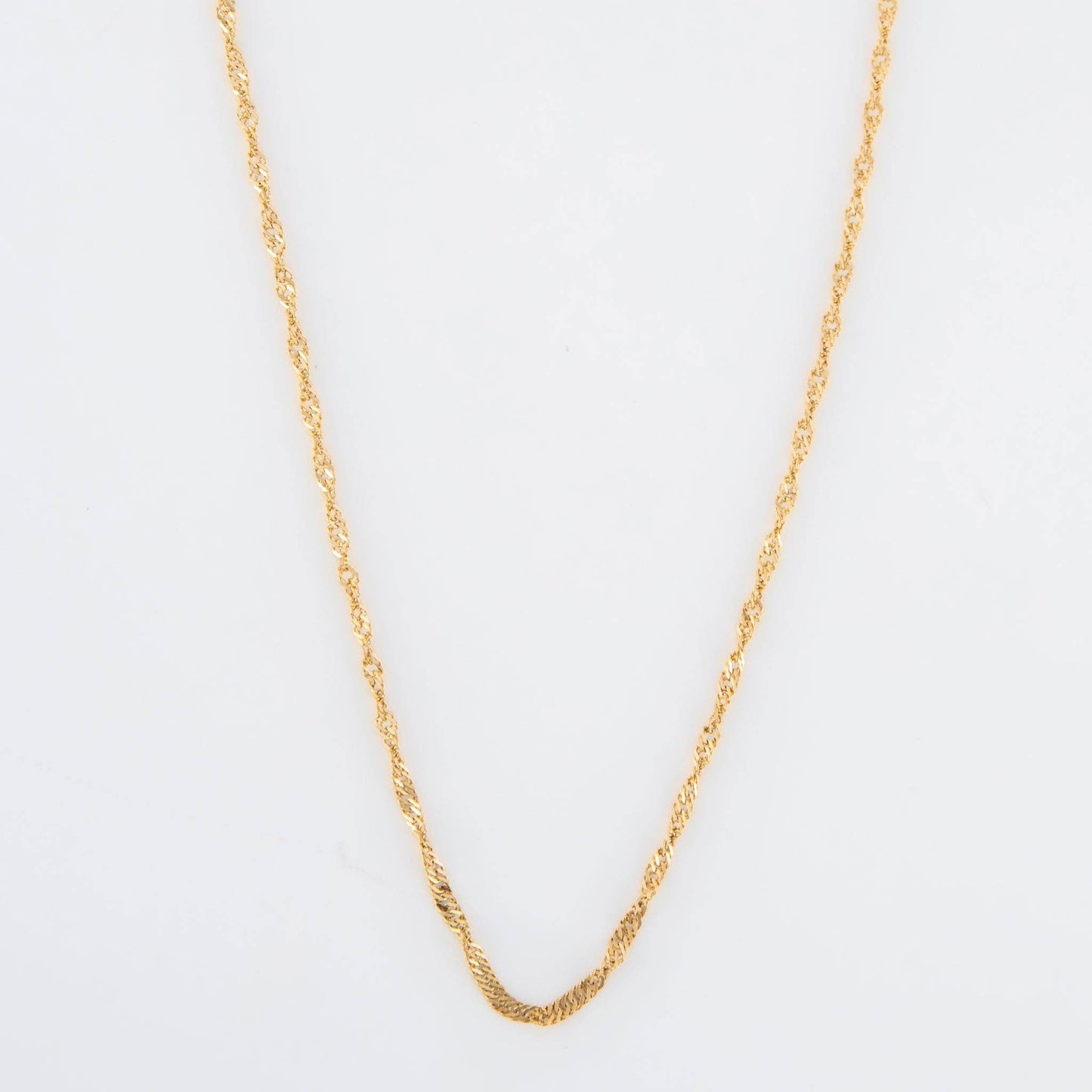 Narelle Waterproof Twisted Chain Necklace