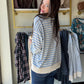 Cloud Ivory Stripe Sweater