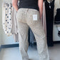 Leopard Wide Leg Denim