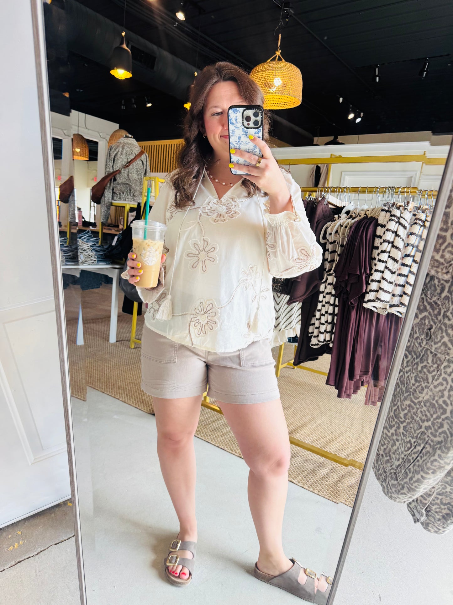 Olivia Embroidered Floral Blouse