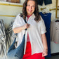 White Sawyer Gauze Top