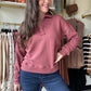 Marsala Snap Pullover