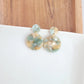 Blond and Sage Addy Earrings