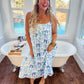 Blue Bows Caroline Night Dress