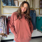 Rust Pigment Dyed Pullover