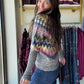 Intarsia Ribbed Sweater
