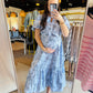 Sky Garden Belted Midi Dress