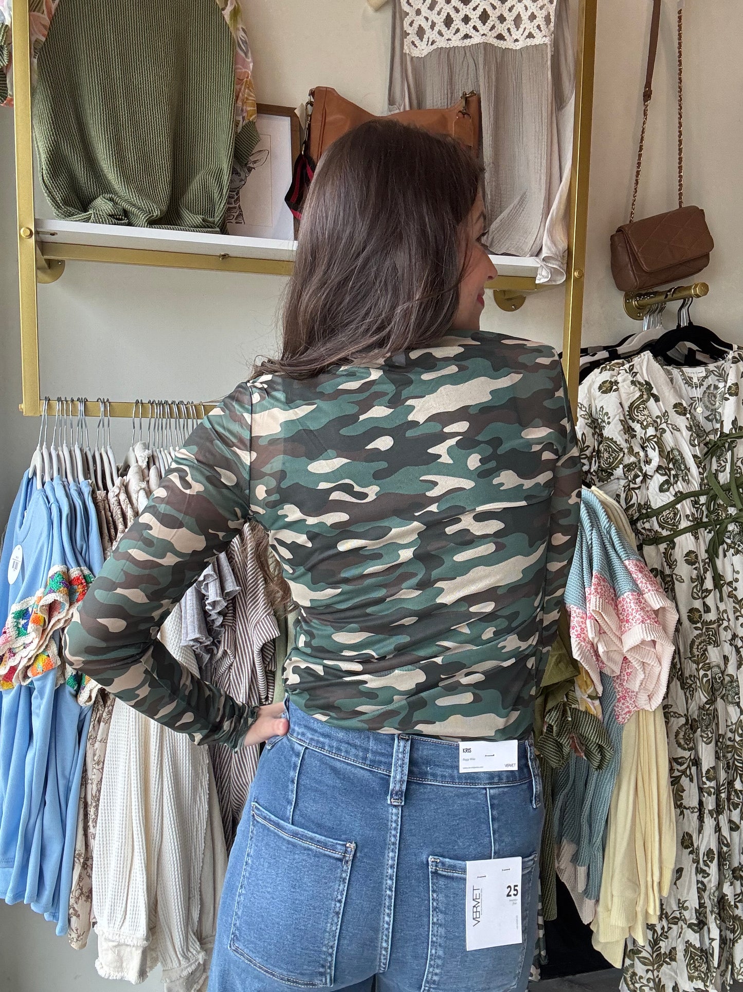 Keagen Mesh Top - Camo