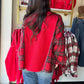 Holiday Plaid Waffle Combo Fleece