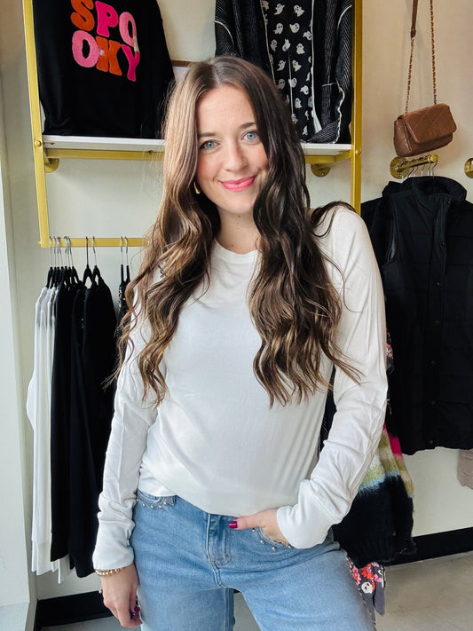 White Stacey Top