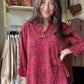 Mocha & Pink Lizzy Top