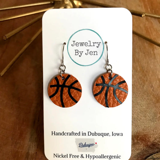 Basketball Earrings - Small