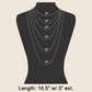 Pearl And Oval Hoop Pendant Necklace
