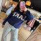 Navy Lightweight Lake Sweater