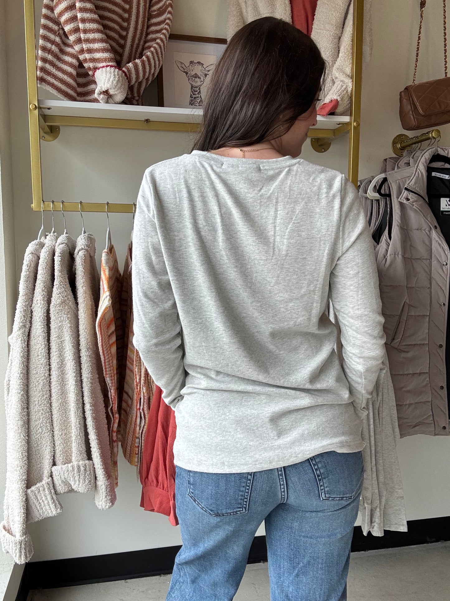 Grey Larissa Long Sleeve
