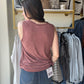 Red Brick Button Tank