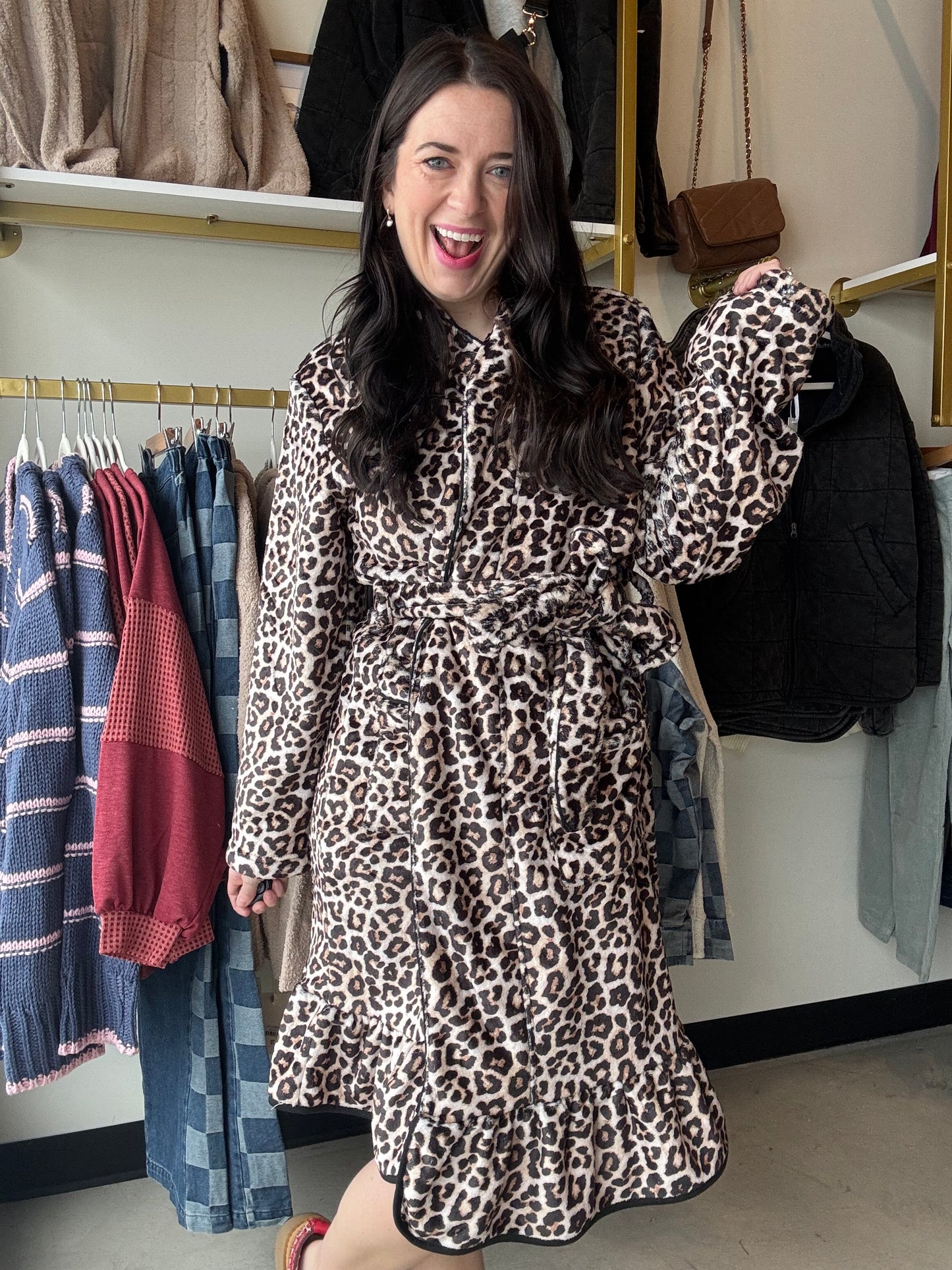 Legacy Lounge Cheetah Robe