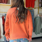 Pumpkin Gianna Pullover Sweater
