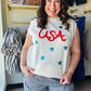 USA Tinsel Sweater Vest