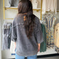 Vintage Charcoal V-Neck Sweater