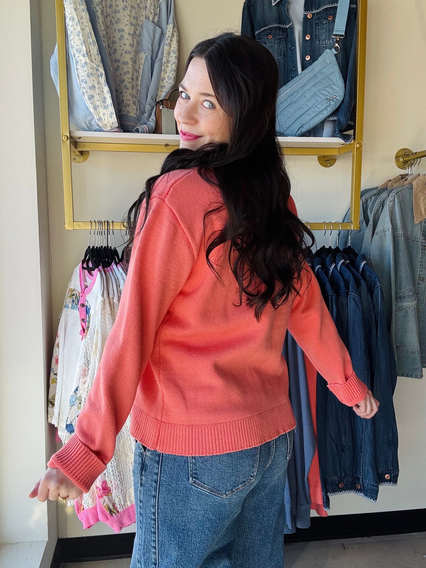 Sunkist Button Up Cardigan