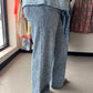 Olivia Wide Leg Floral Denim